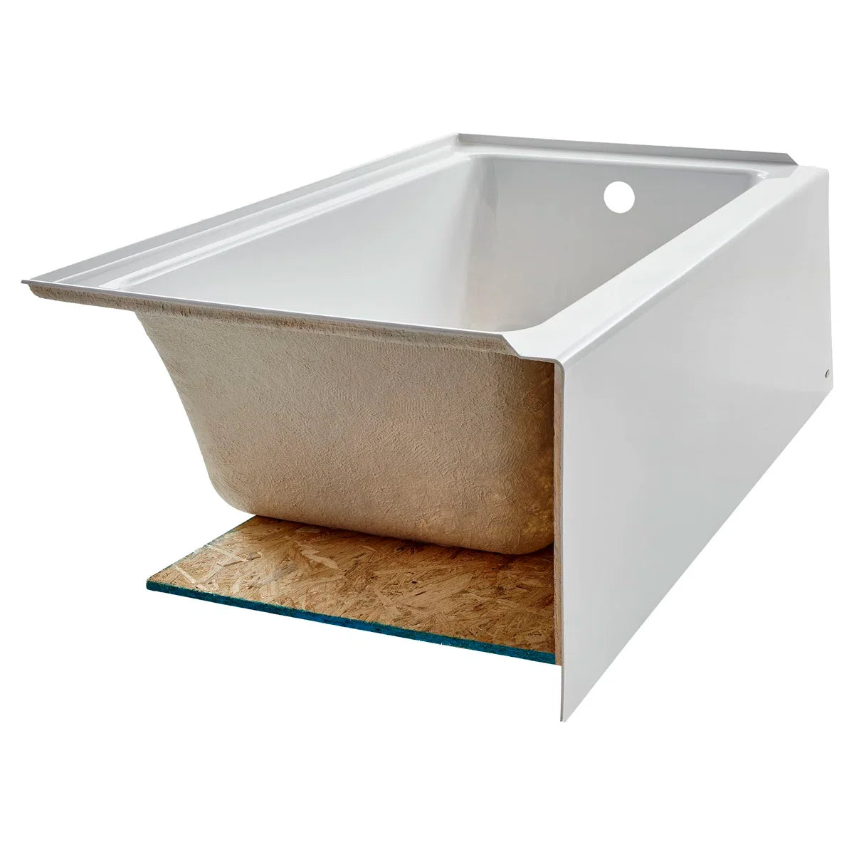 60'' x 32''  Tile In Soaking Acrylic Bathtub