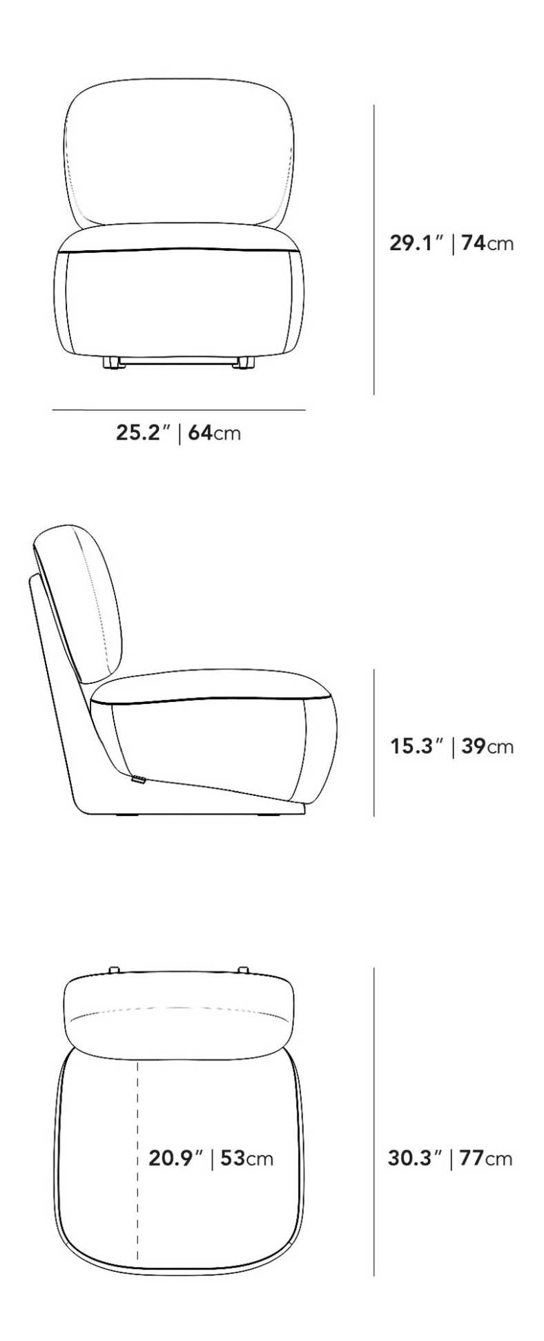 FAWN- Toro Lounge Chair