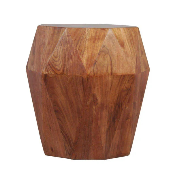 Acacia Wood Side Table