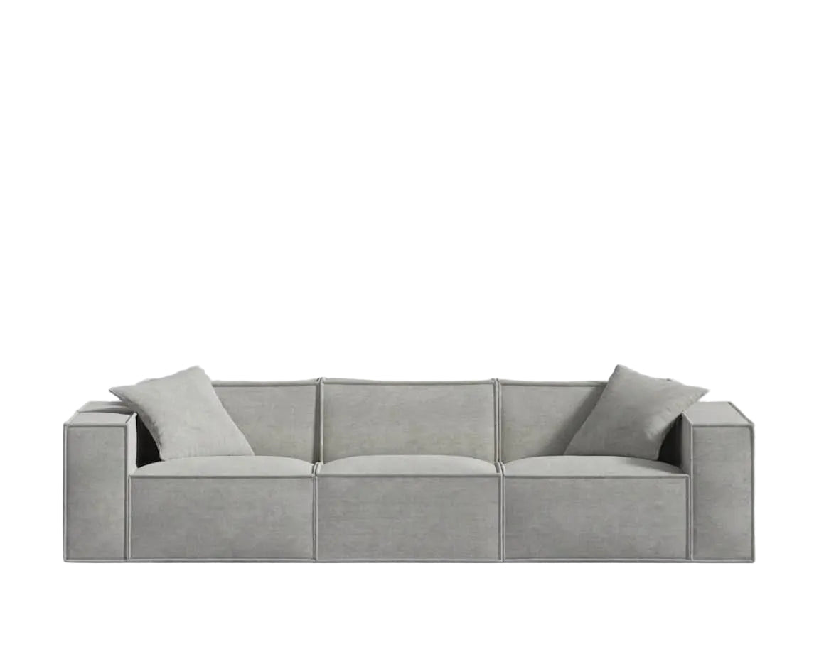 Platinum Grey - Three Seater Sofa