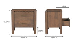 Vintage Brown - Wiley Nightstand