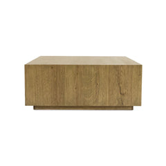 Light Brown Oak - Square Coffee Table