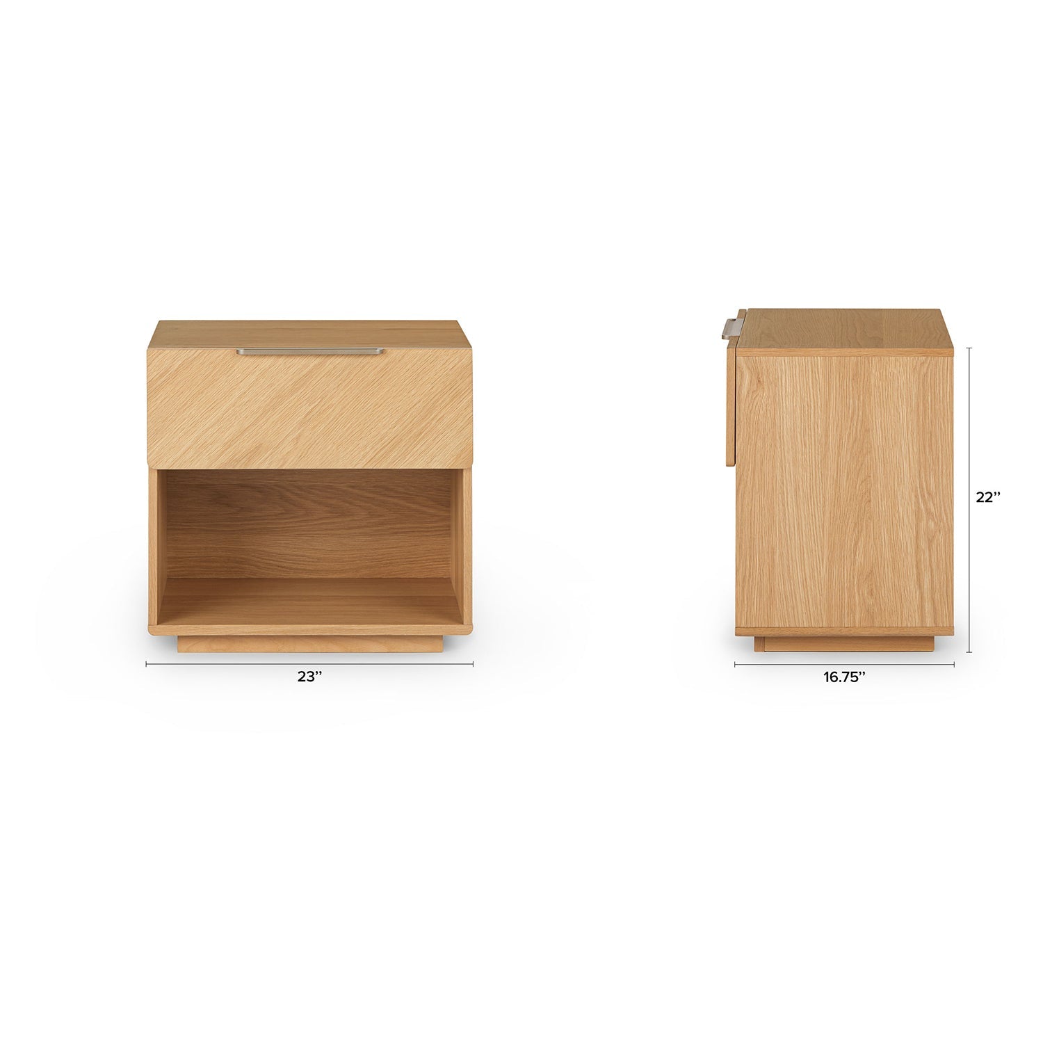 1-Drawer Nightstand - Oak
