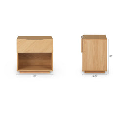 1-Drawer Nightstand - Oak