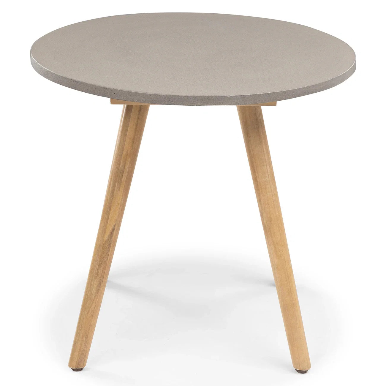 Outdoor cafe table concrete