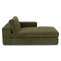 Cypress Green Right Chaise
