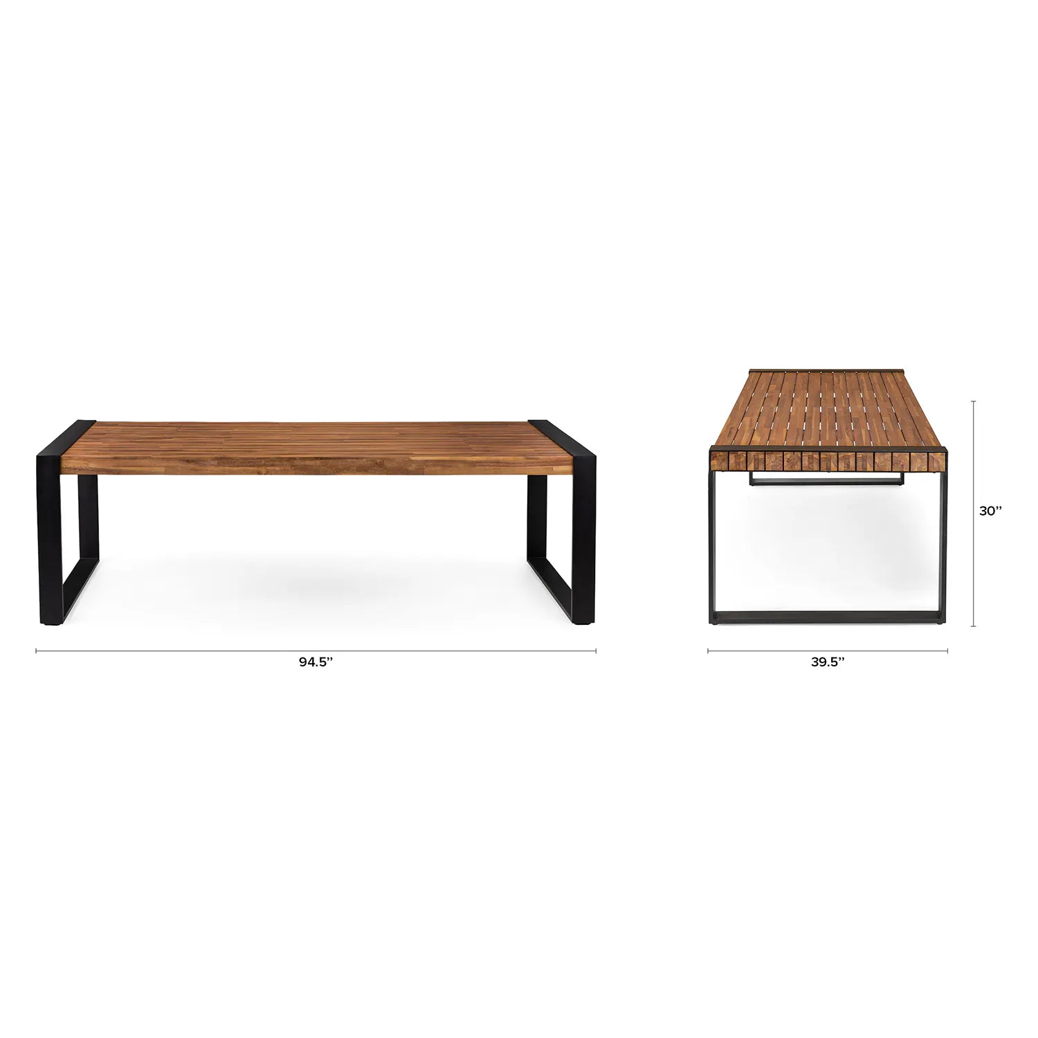 94.5" Outdoor Dining Table - esthetic damage