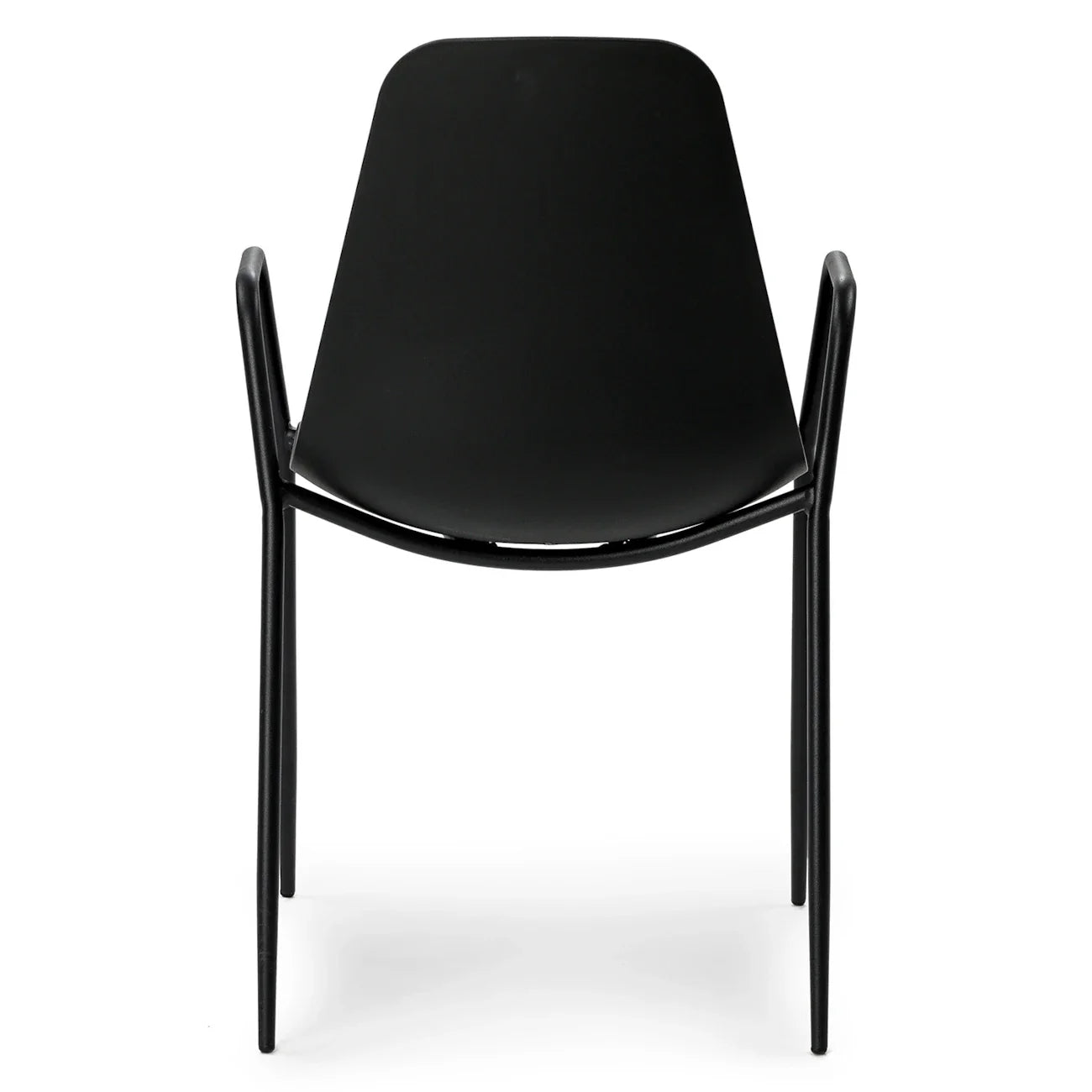 Stackable Dining Armchair - Pure Black