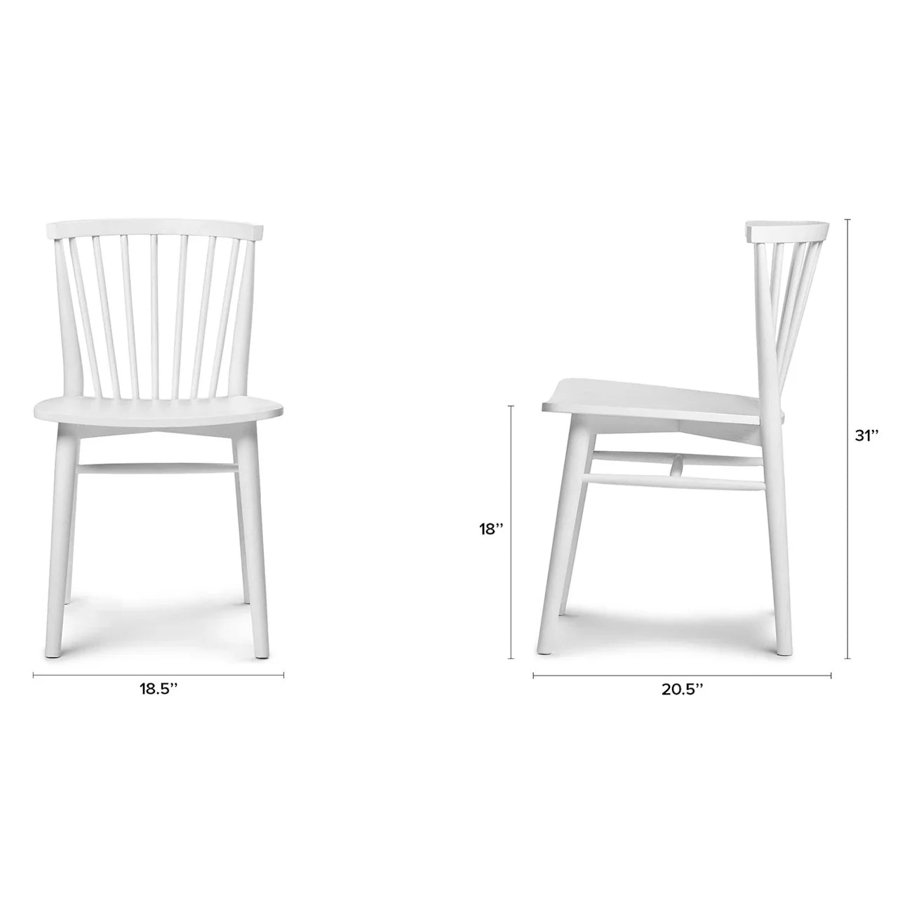 Dining Chair - White