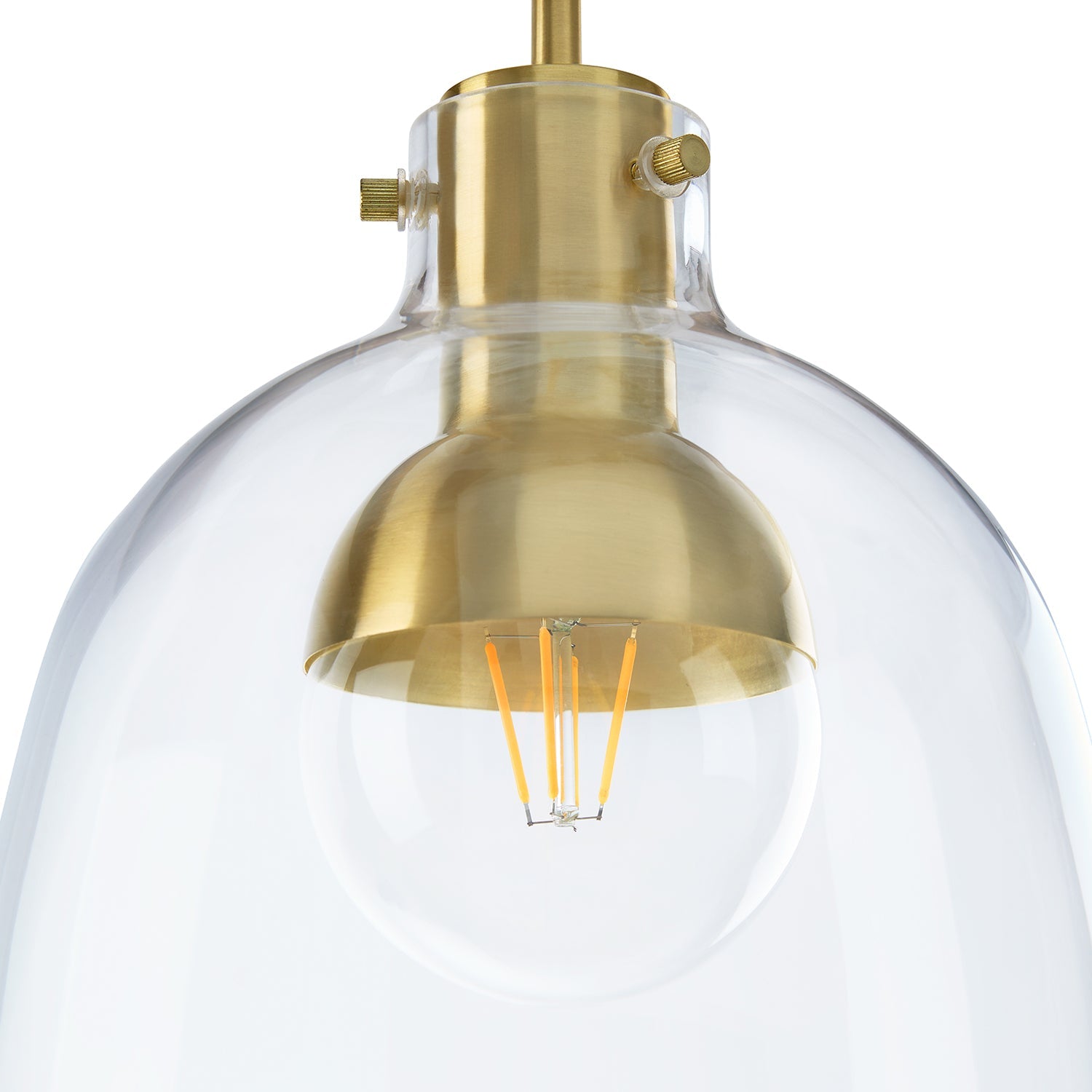 Brass-Jar Pendant Lamp