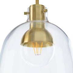 Brass-Jar Pendant Lamp
