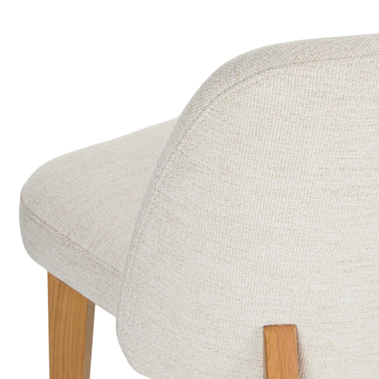 Dining Chair - Oak and Camellia Ivory
