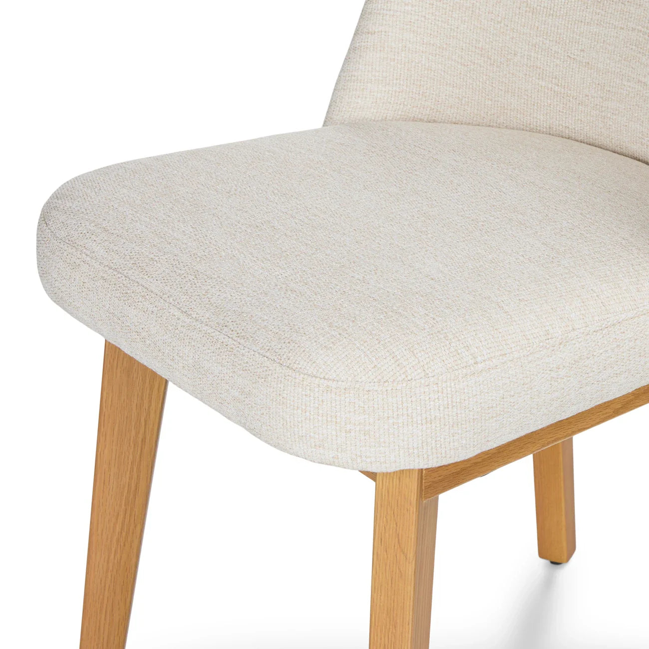 Dining Chair - Oak and Camellia Ivory