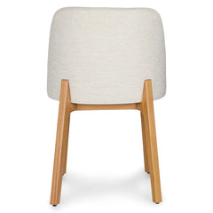 Dining Chair - Oak and Camellia Ivory