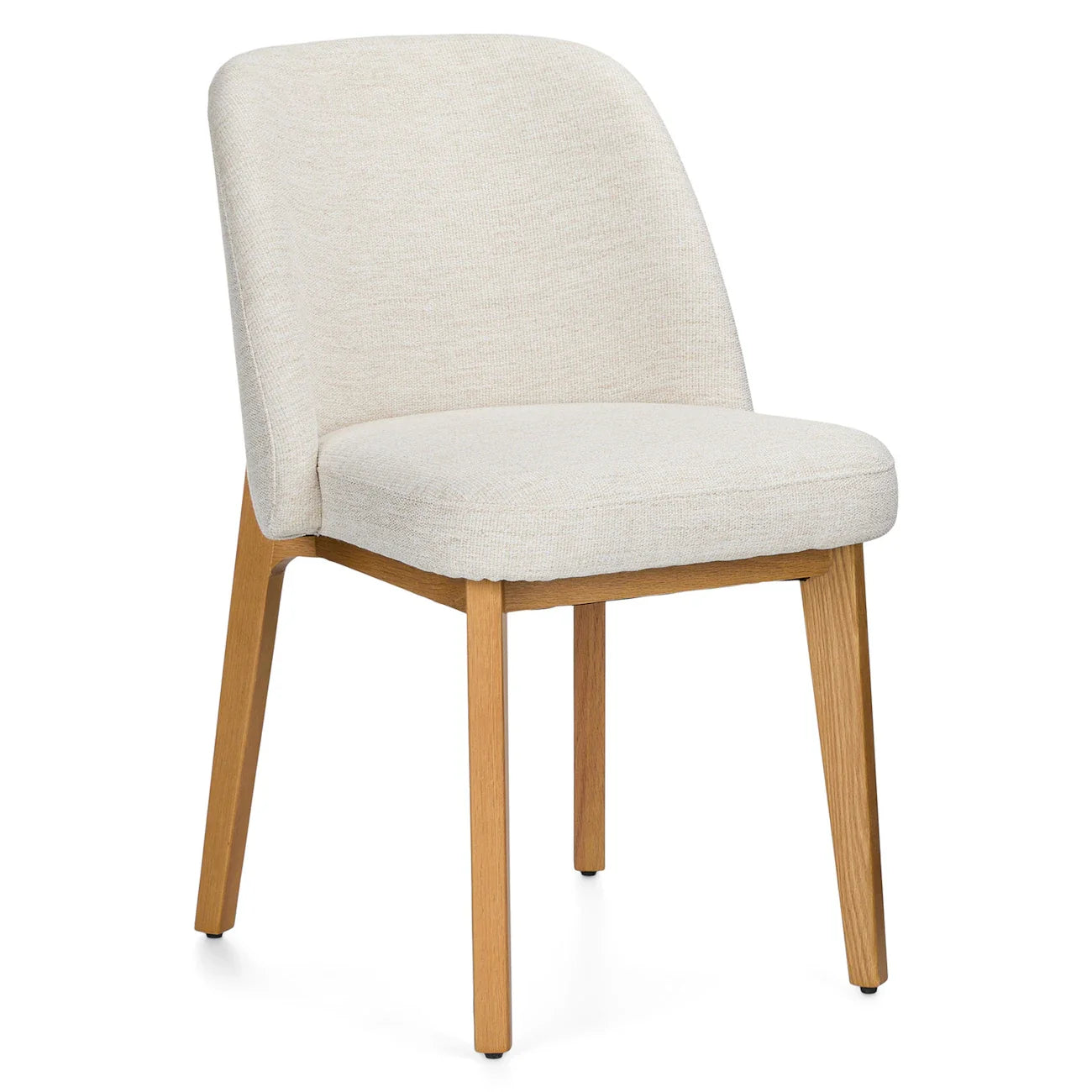 Dining Chair - Oak and Camellia Ivory