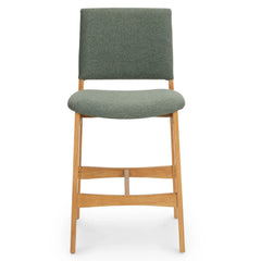 Counter Stool - Oak and Ratine Green