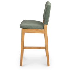 Counter Stool - Oak and Ratine Green