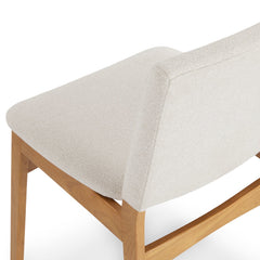 Dining Chair - Oak and Ratine Ivory