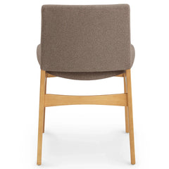 Brown Oak Dining Chairs