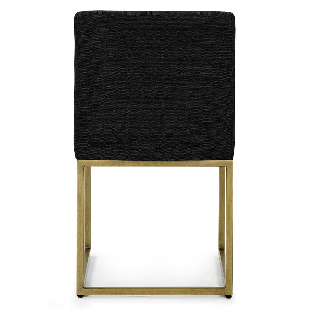 black dining chair
