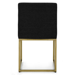 black dining chair