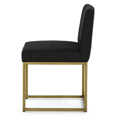 black dining chair