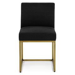 black dining chair