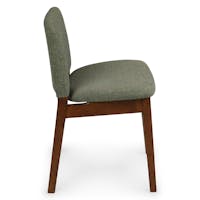 Walnut and Hemlock Green - Dining Chair