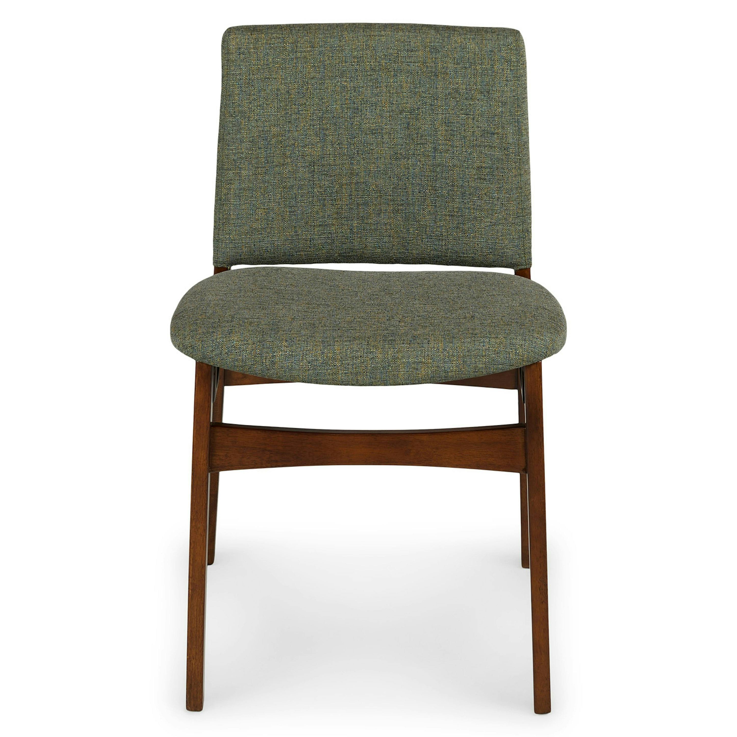 Walnut and Hemlock Green - Dining Chair
