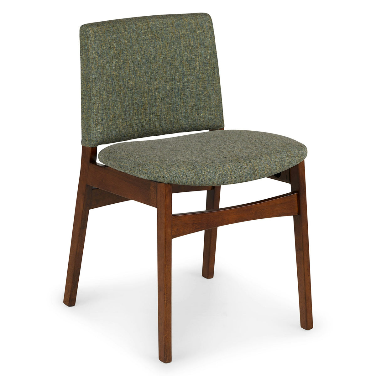 Walnut and Hemlock Green - Dining Chair