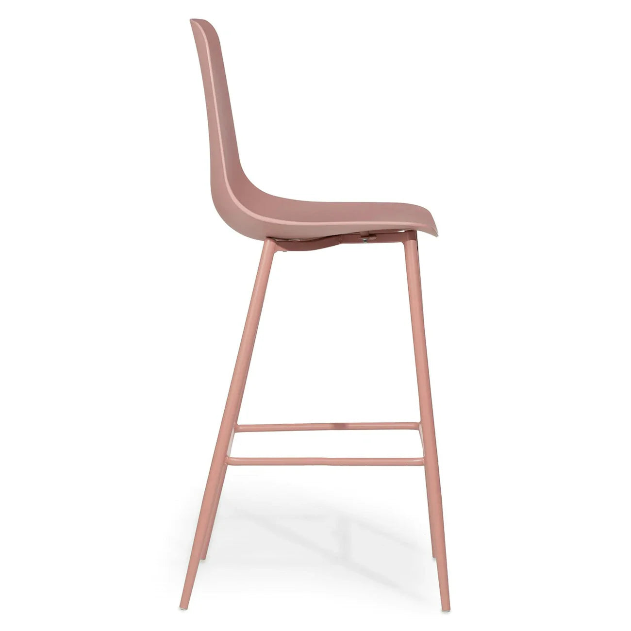 Svelti Bar Stool - Dusty Pink