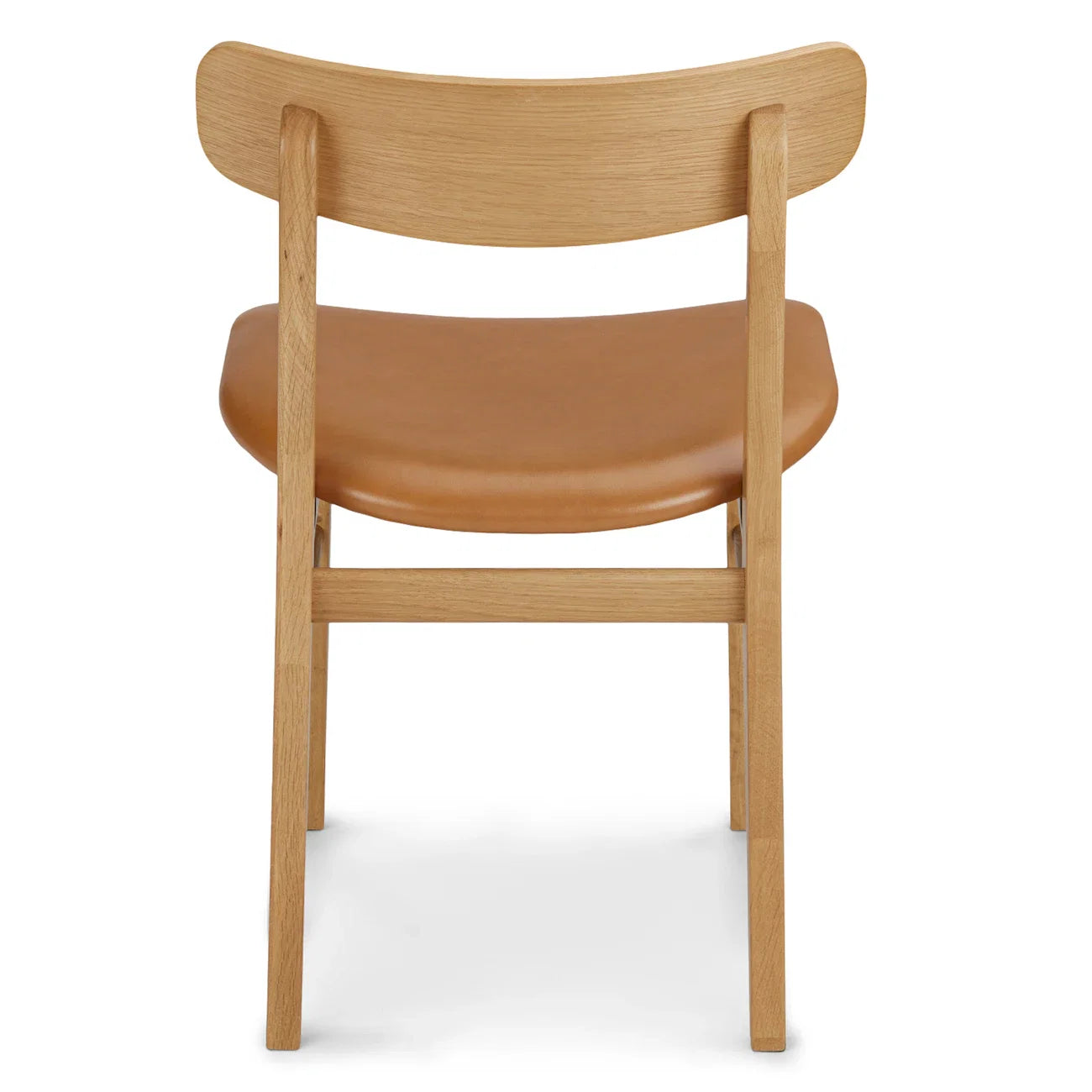 Tan Leather dining chair