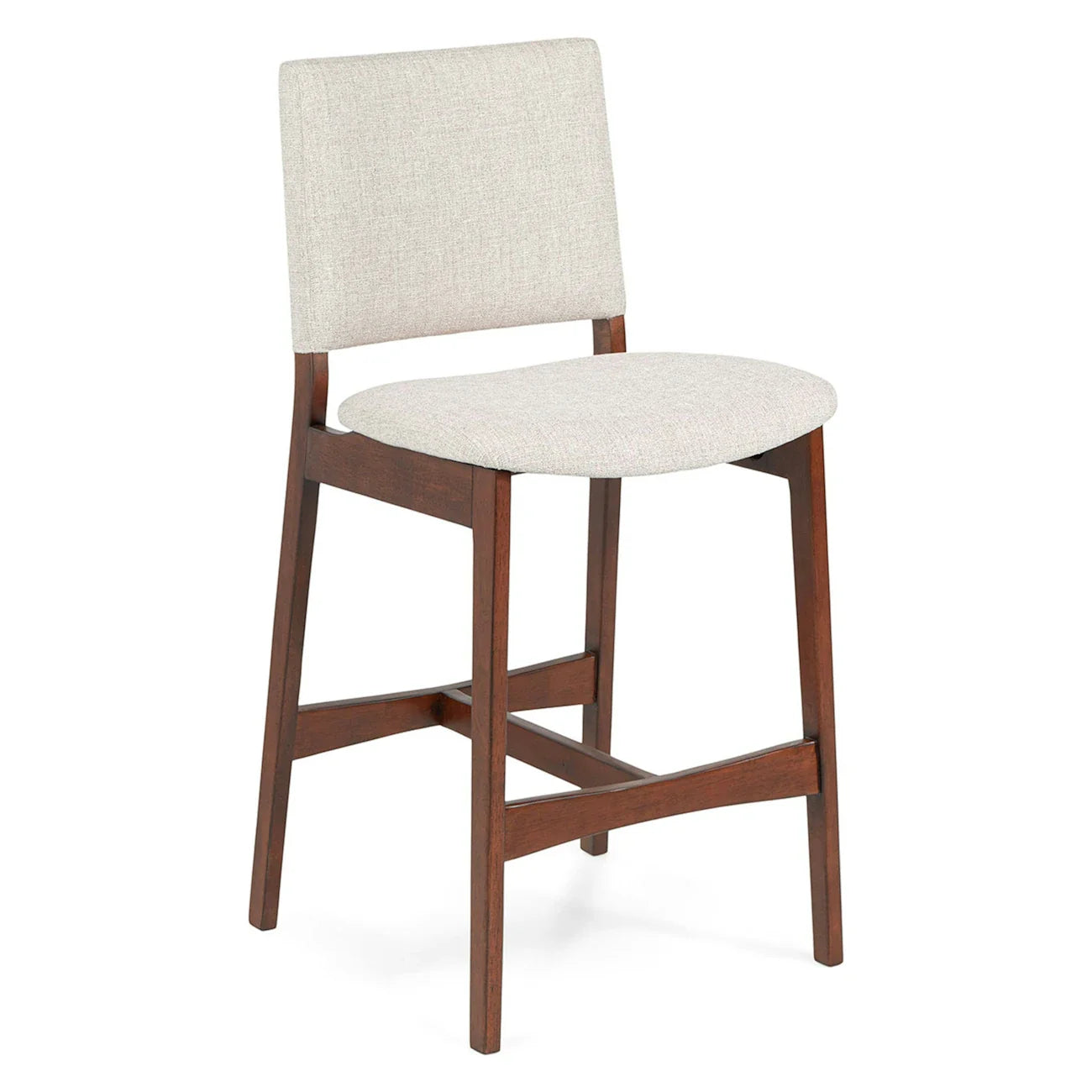 Josh Counter Stool - Walnut and Chalk gray