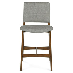 Walnut Quarry Gray counter stool