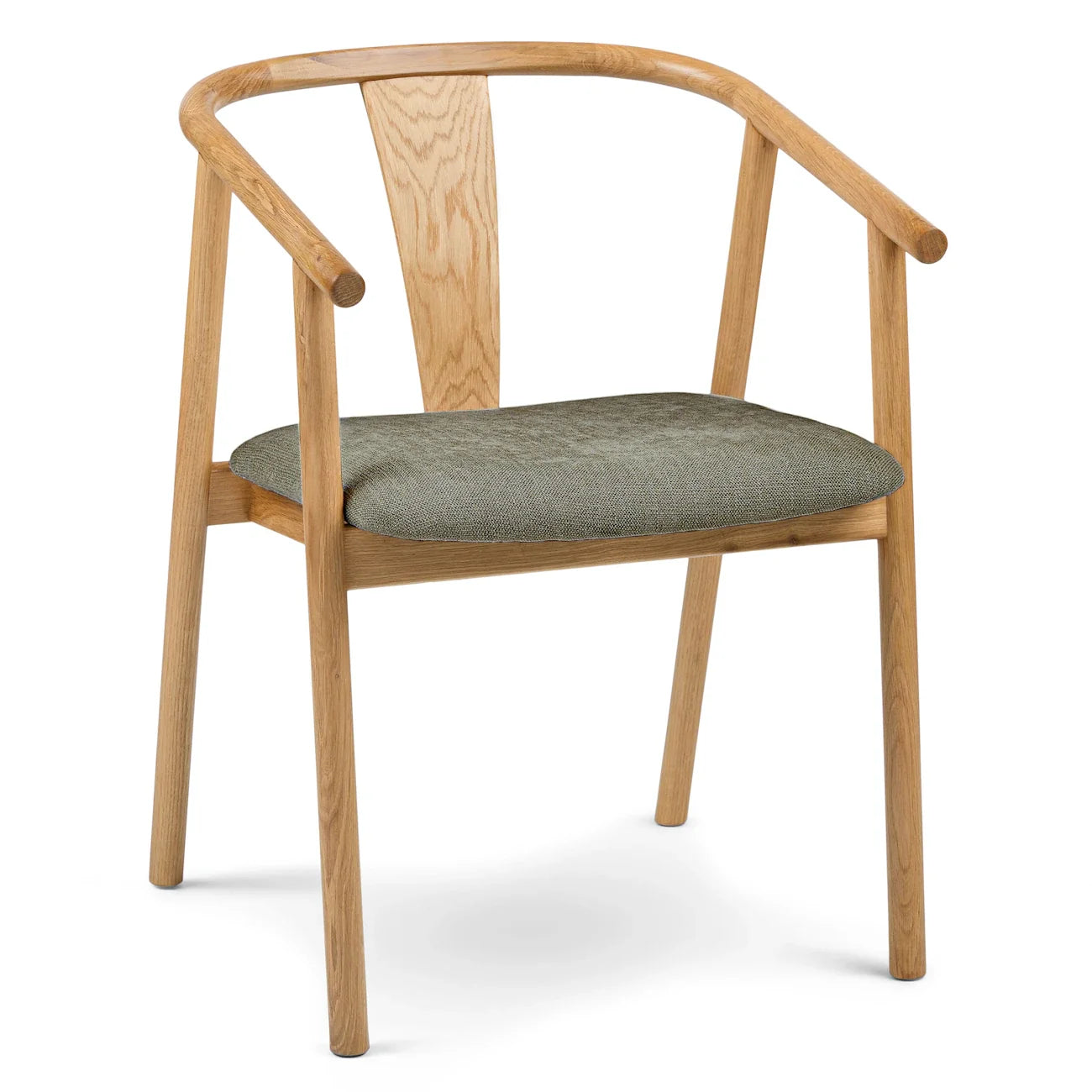 Green Oak Dining Chair