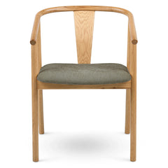 Green Oak Dining Chair