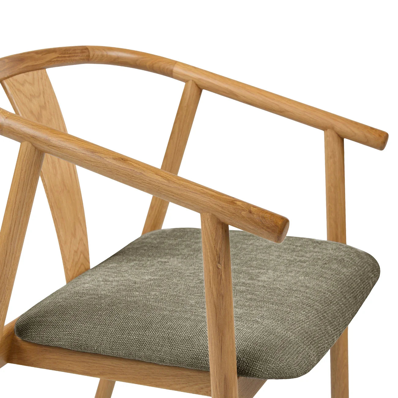 Green Oak Dining Chair