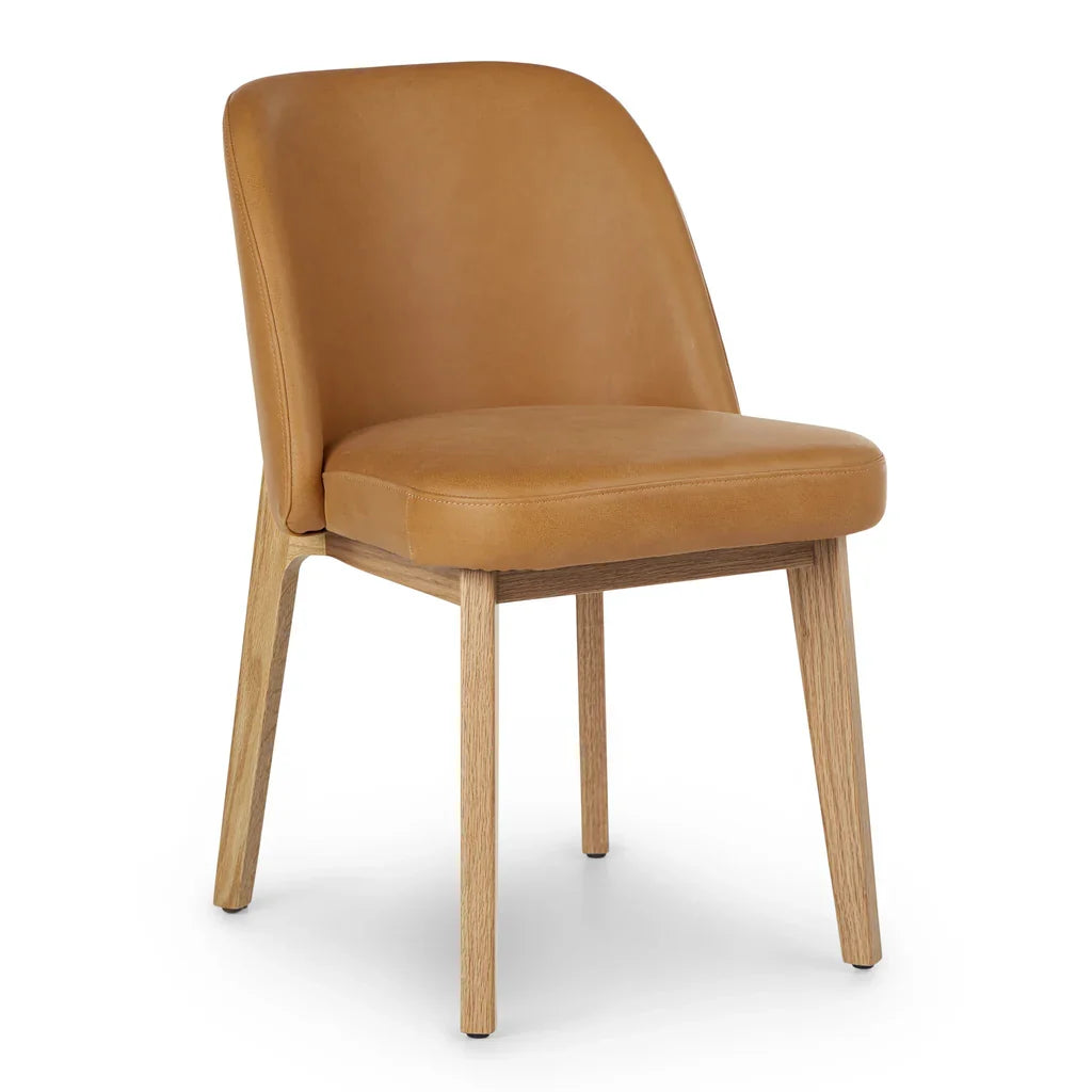 Tan Light Oak Dining Chair (Set of 2)