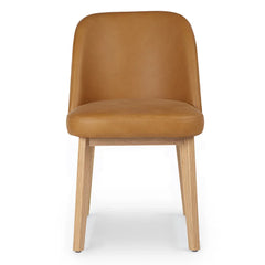 Tan Light Oak Dining Chair (Set of 2)