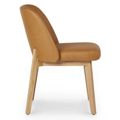 Tan Light Oak Dining Chair (Set of 2)