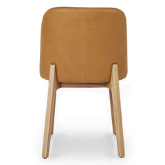 Tan Light Oak Dining Chair (Set of 2)