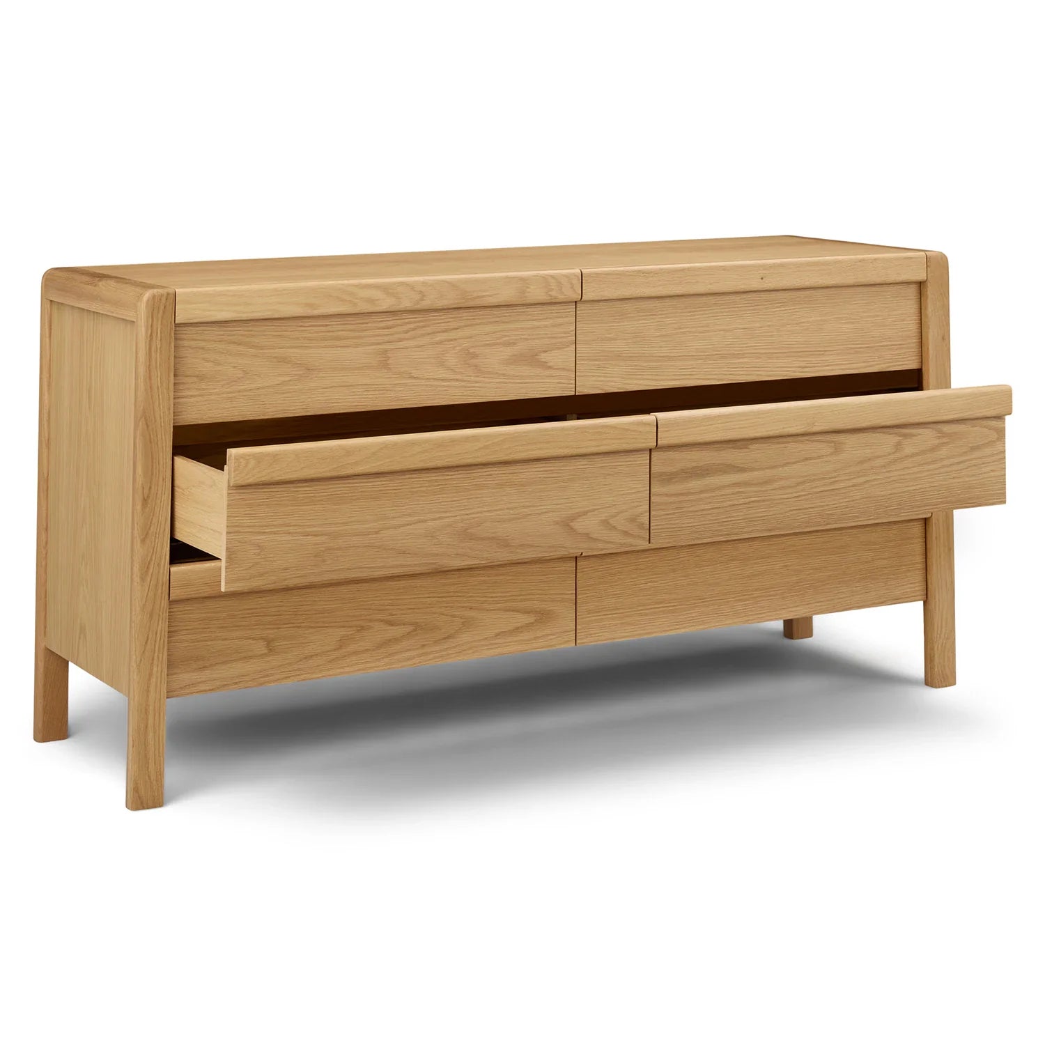 6-Drawer Double Dresser - Oak