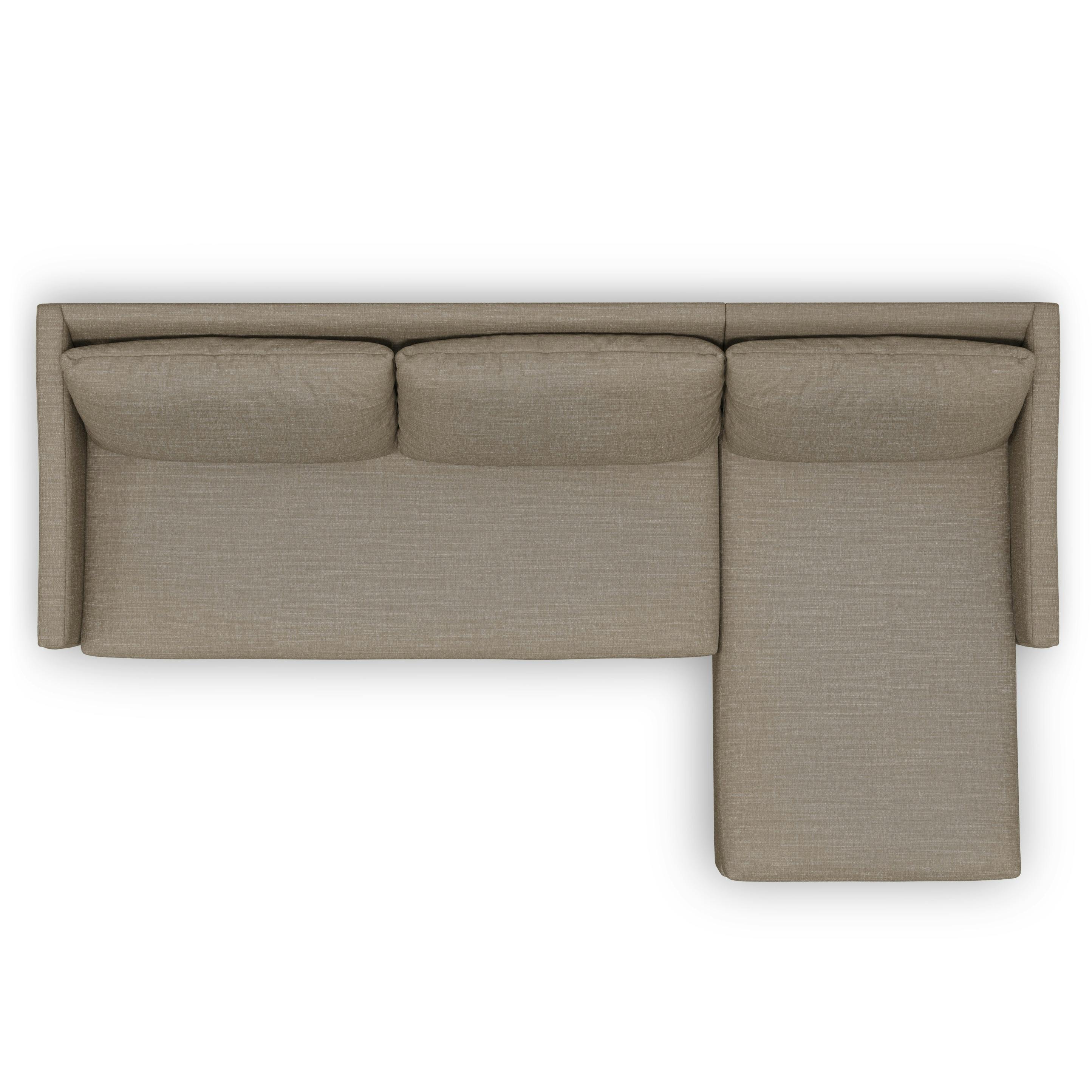 109"  Storage Sleeper Sectional - Napa Taupe