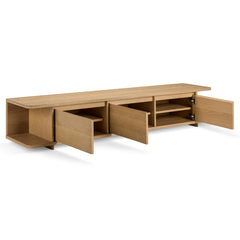 Low Media Unit 79'' - White Oak