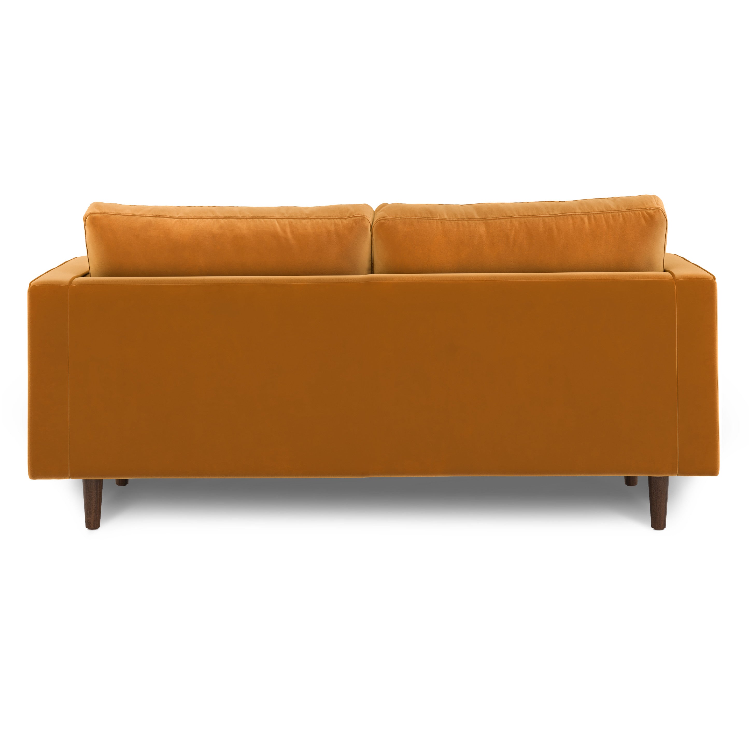 72" Tufted Velvet Loveseat - Plush Pacific Ginger
