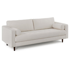 88" Tufted Sofa - Biscuit Cream(Minor damage)