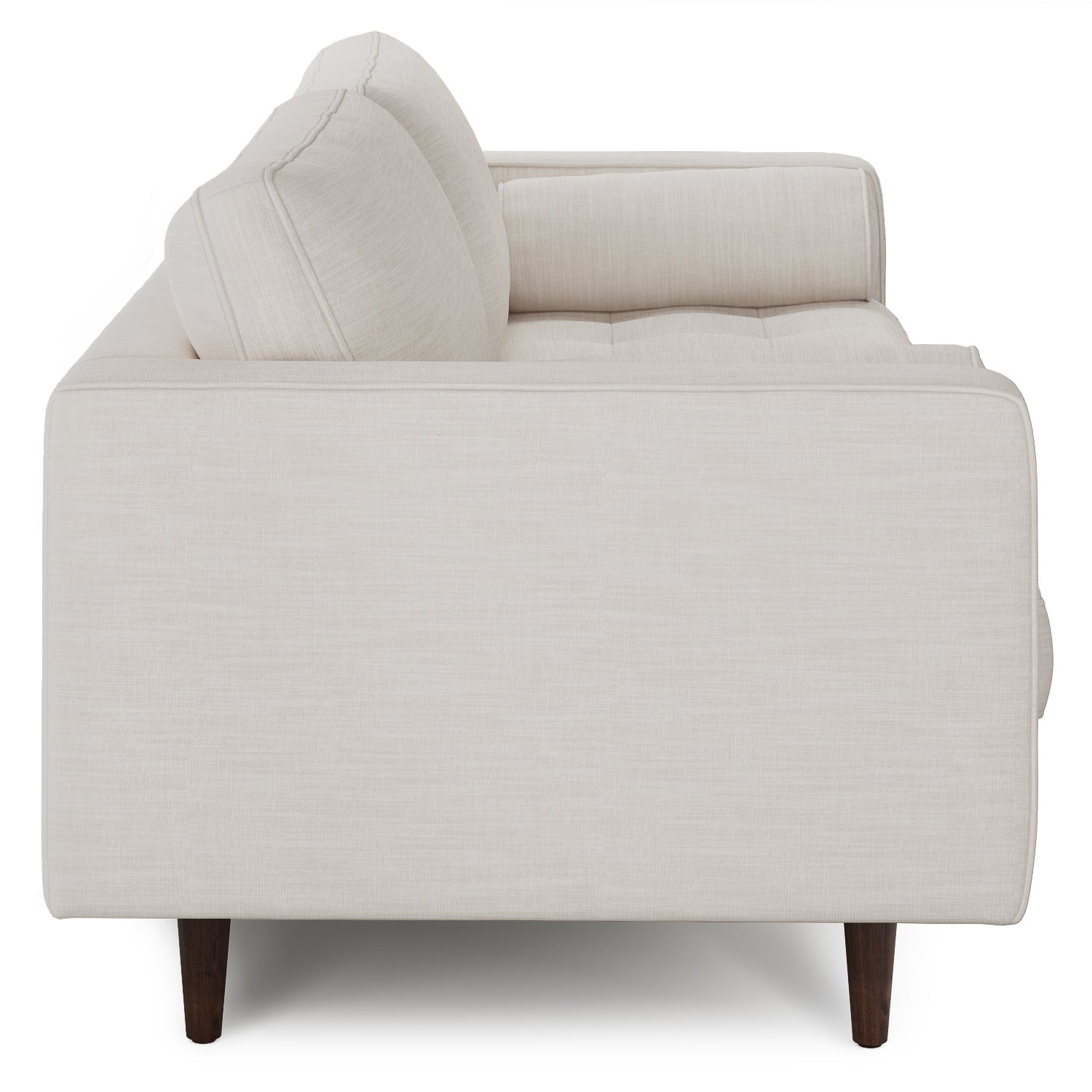 88" Tufted Sofa - Biscuit Cream(Minor damage)