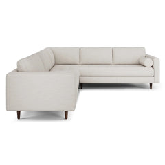 Tufted Sectional 107" couch( Minor Damage)