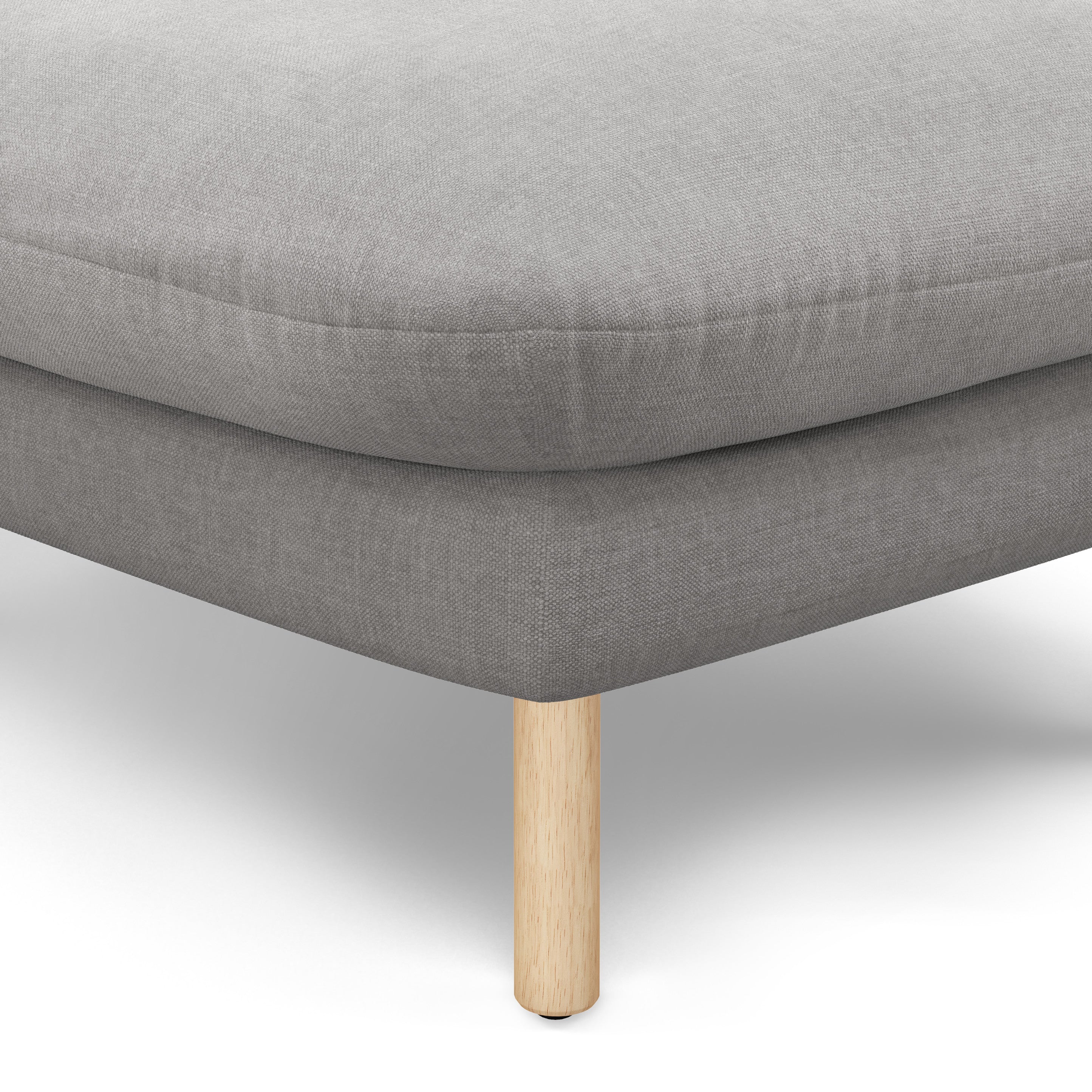 Sanders Ottoman - Hestia Gray