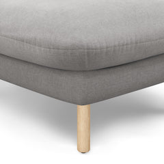 Sanders Ottoman - Hestia Gray